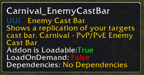 Carnival Enemy Cast Bar tooltip