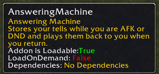 Answering Machine tooltip