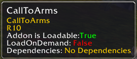 Call To Arms tooltip