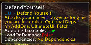 Defend Yourself! tooltip