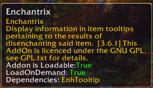 Enchantrix tooltip