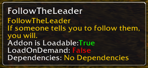 Follow The Leader tooltip