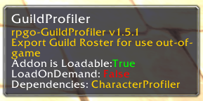 Guild Profiler tooltip